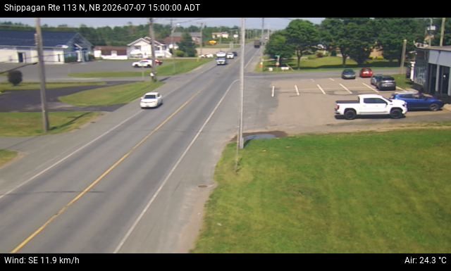 Web Cam image of Shippagan (NB Highway 113)