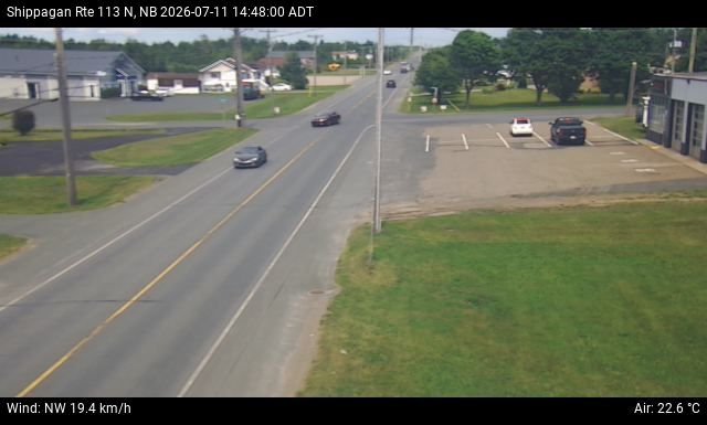 Web Cam image of Shippagan (NB Highway 113)