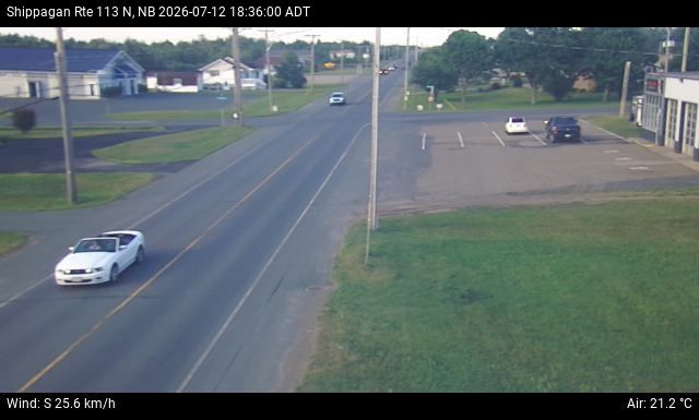 Web Cam image of Shippagan (NB Highway 113)