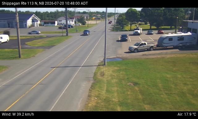 Web Cam image of Shippagan (NB Highway 113)