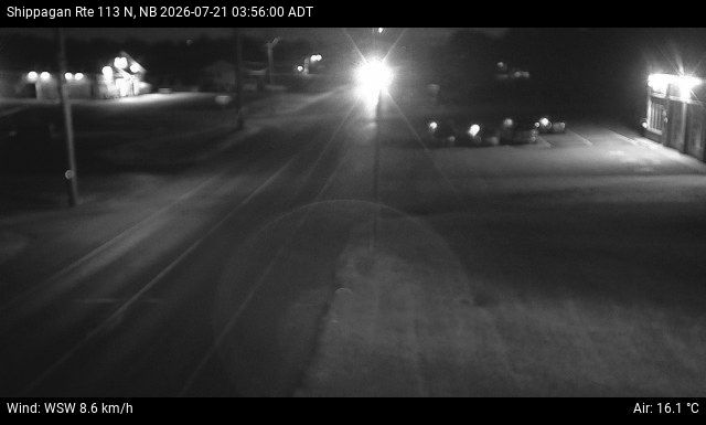 Web Cam image of Shippagan (NB Highway 113)