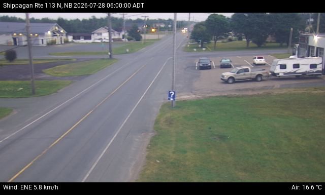 Web Cam image of Shippagan (NB Highway 113)