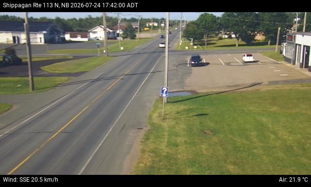 Web Cam image of Shippagan (NB Highway 113)
