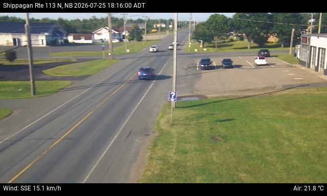 Web Cam image of Shippagan (NB Highway 113)