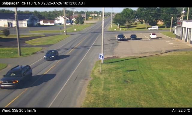 Web Cam image of Shippagan (NB Highway 113)