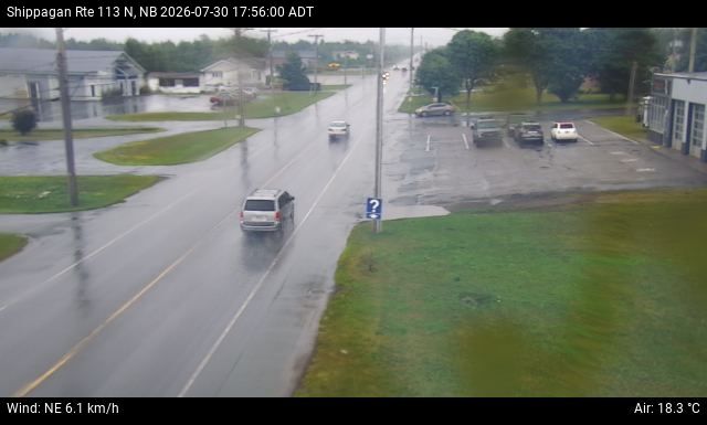 Web Cam image of Shippagan (NB Highway 113)