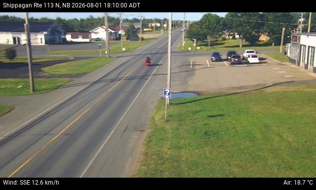Web Cam image of Shippagan (NB Highway 113)