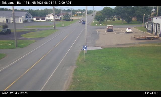 Web Cam image of Shippagan (NB Highway 113)