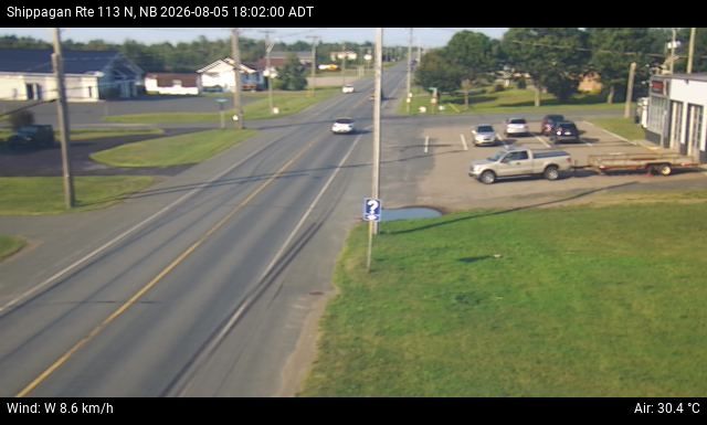 Web Cam image of Shippagan (NB Highway 113)