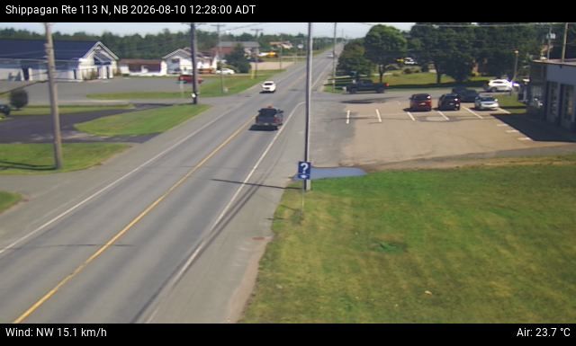 Web Cam image of Shippagan (NB Highway 113)