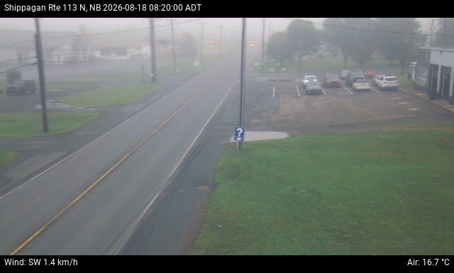 Web Cam image of Shippagan (NB Highway 113)