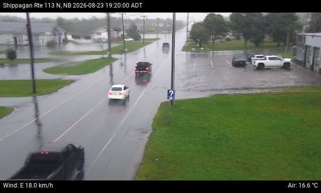 Web Cam image of Shippagan (NB Highway 113)