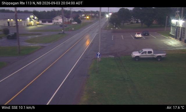 Web Cam image of Shippagan (NB Highway 113)