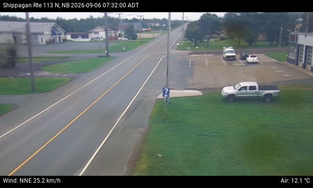 Web Cam image of Shippagan (NB Highway 113)