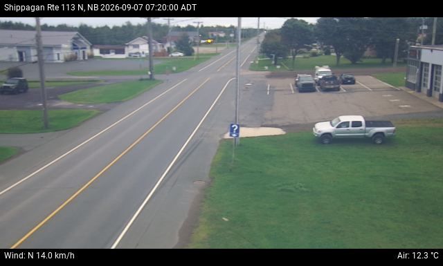 Web Cam image of Shippagan (NB Highway 113)
