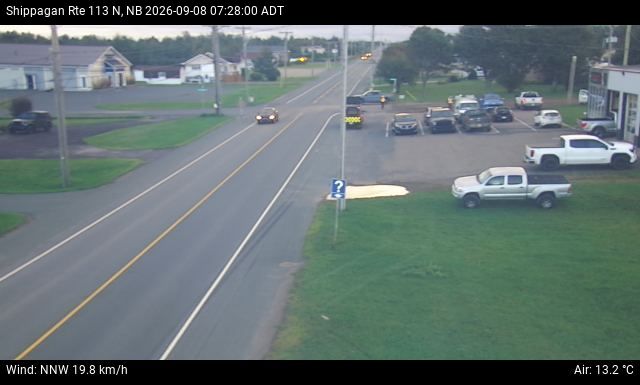 Web Cam image of Shippagan (NB Highway 113)