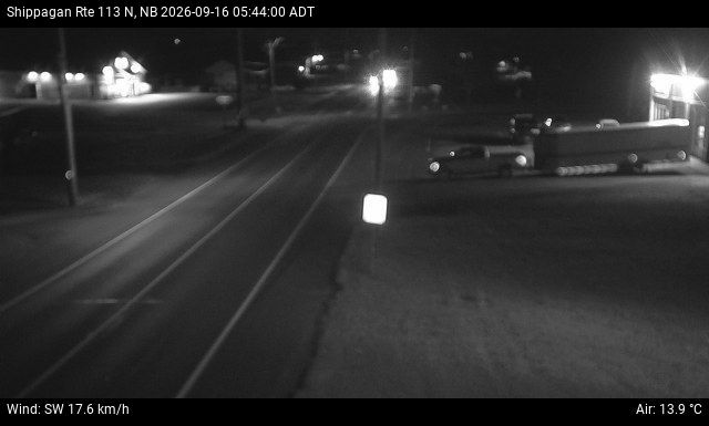 Web Cam image of Shippagan (NB Highway 113)