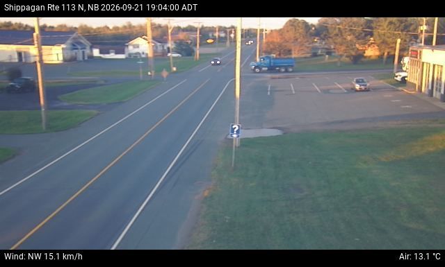 Web Cam image of Shippagan (NB Highway 113)