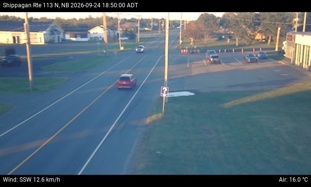 Web Cam image of Shippagan (NB Highway 113)