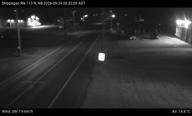 Web Cam image of Shippagan (NB Highway 113)