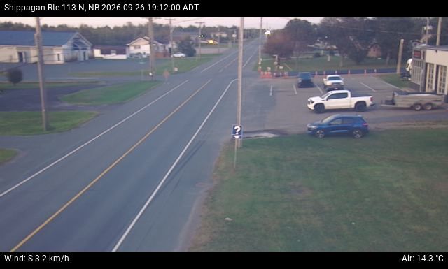 Web Cam image of Shippagan (NB Highway 113)