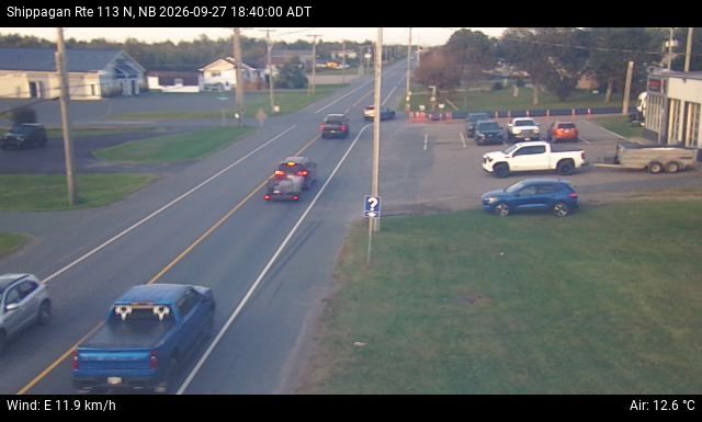 Web Cam image of Shippagan (NB Highway 113)
