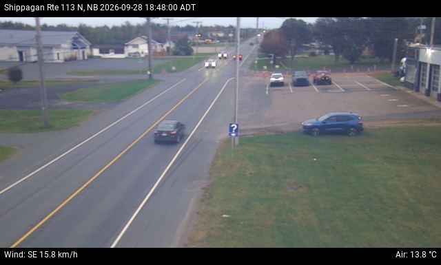 Web Cam image of Shippagan (NB Highway 113)