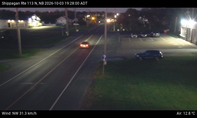 Web Cam image of Shippagan (NB Highway 113)