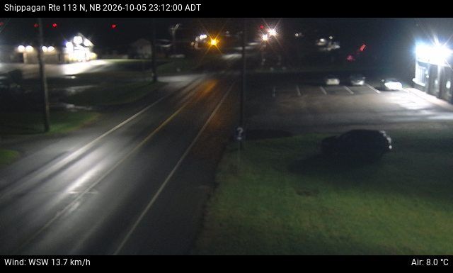 Web Cam image of Shippagan (NB Highway 113)
