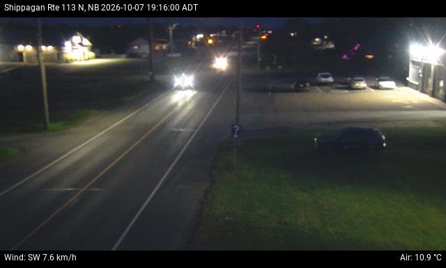 Web Cam image of Shippagan (NB Highway 113)