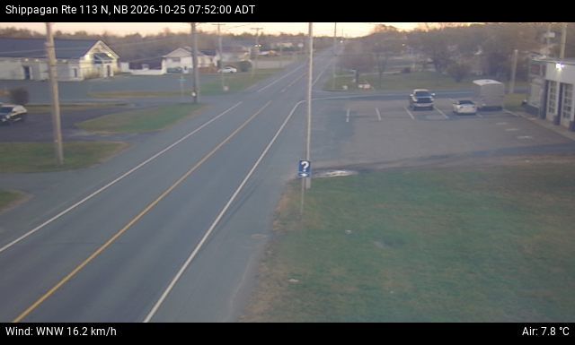 Web Cam image of Shippagan (NB Highway 113)