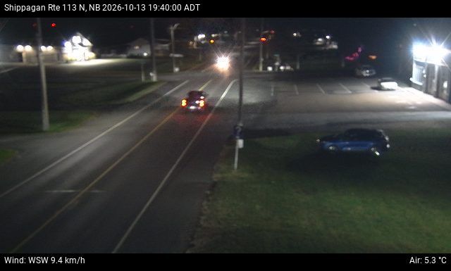 Web Cam image of Shippagan (NB Highway 113)
