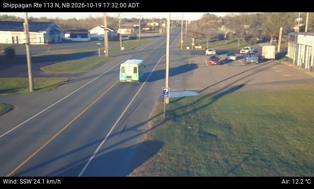 Web Cam image of Shippagan (NB Highway 113)