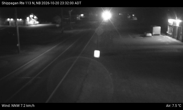 Web Cam image of Shippagan (NB Highway 113)
