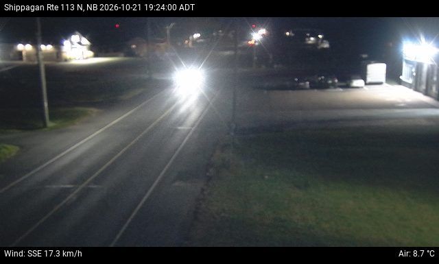 Web Cam image of Shippagan (NB Highway 113)