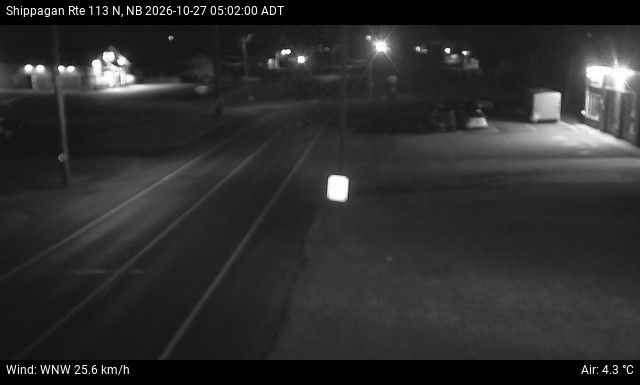 Web Cam image of Shippagan (NB Highway 113)