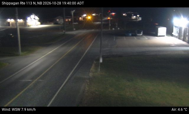 Web Cam image of Shippagan (NB Highway 113)