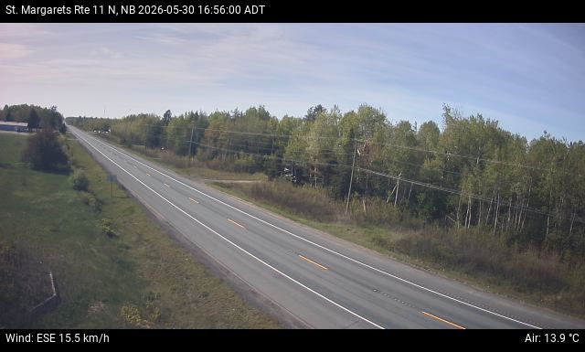 Web Cam image of St. Margarets (NB Highway 11)