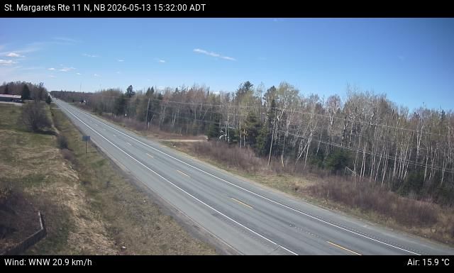 Web Cam image of St. Margarets (NB Highway 11)