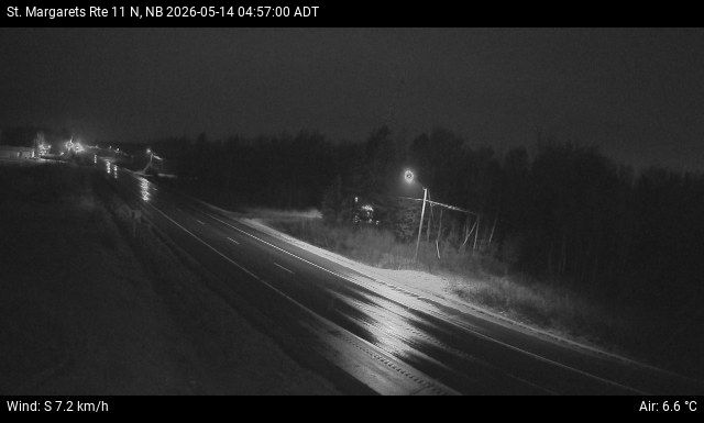 Web Cam image of St. Margarets (NB Highway 11)