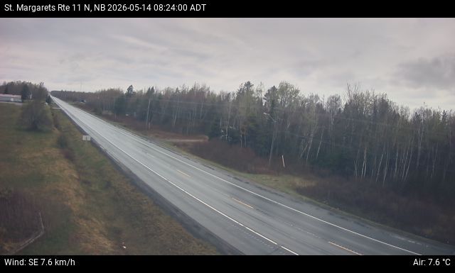 Web Cam image of St. Margarets (NB Highway 11)