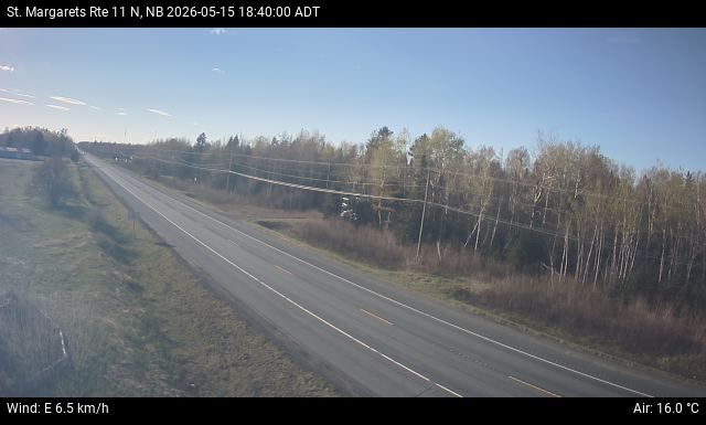 Web Cam image of St. Margarets (NB Highway 11)