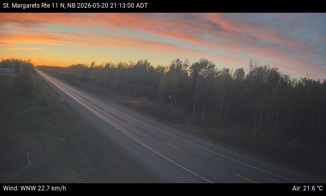 Web Cam image of St. Margarets (NB Highway 11)