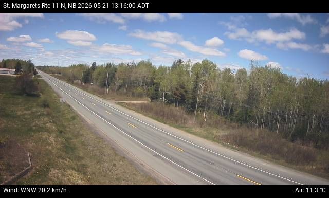 Web Cam image of St. Margarets (NB Highway 11)