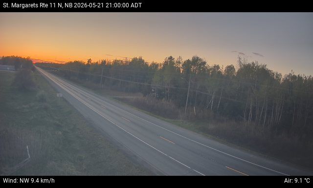 Web Cam image of St. Margarets (NB Highway 11)
