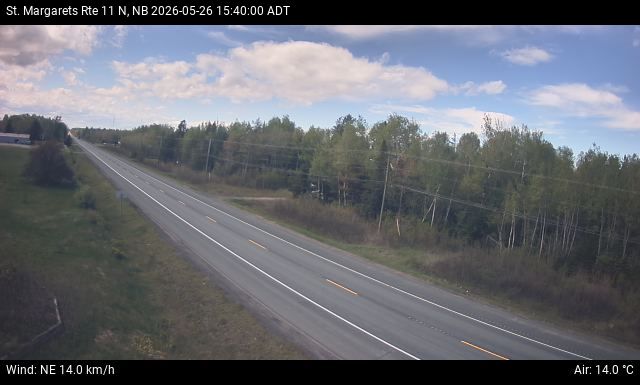 Web Cam image of St. Margarets (NB Highway 11)