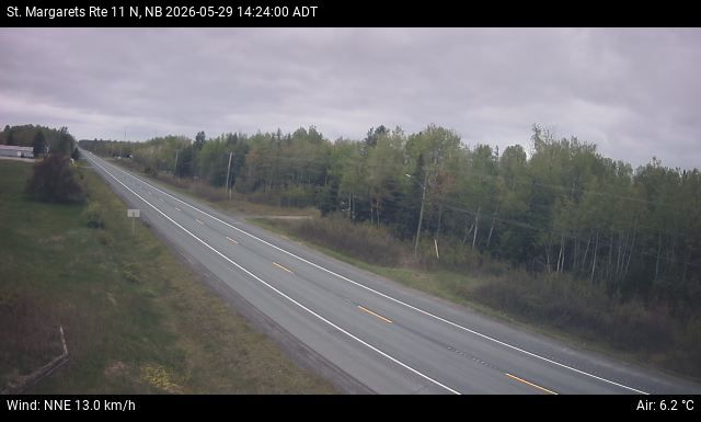 Web Cam image of St. Margarets (NB Highway 11)