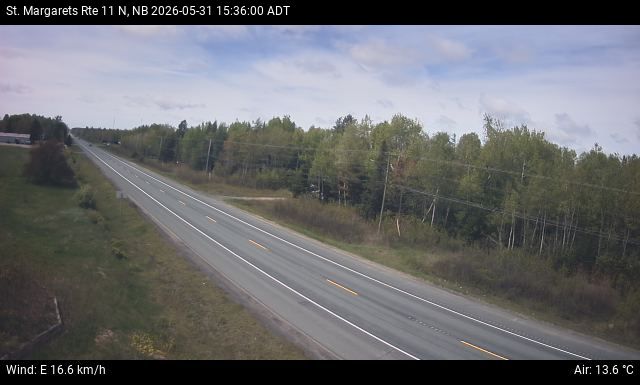 Web Cam image of St. Margarets (NB Highway 11)