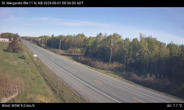 Web Cam image of St. Margarets (NB Highway 11)