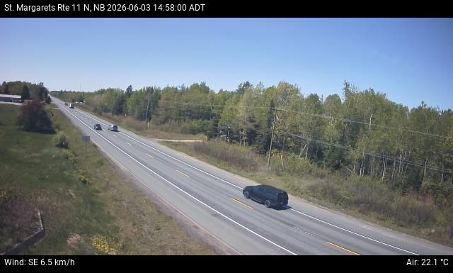 Web Cam image of St. Margarets (NB Highway 11)